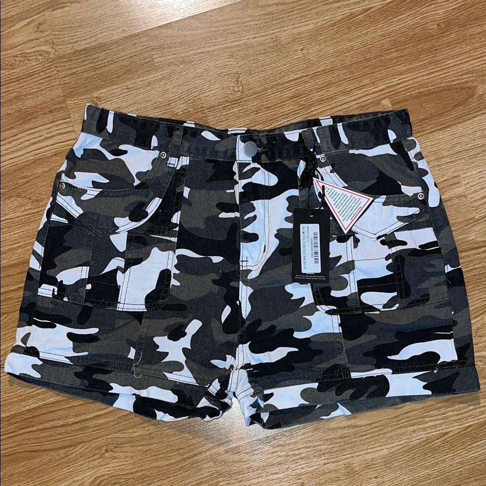 Camouflage Cargo Shorts